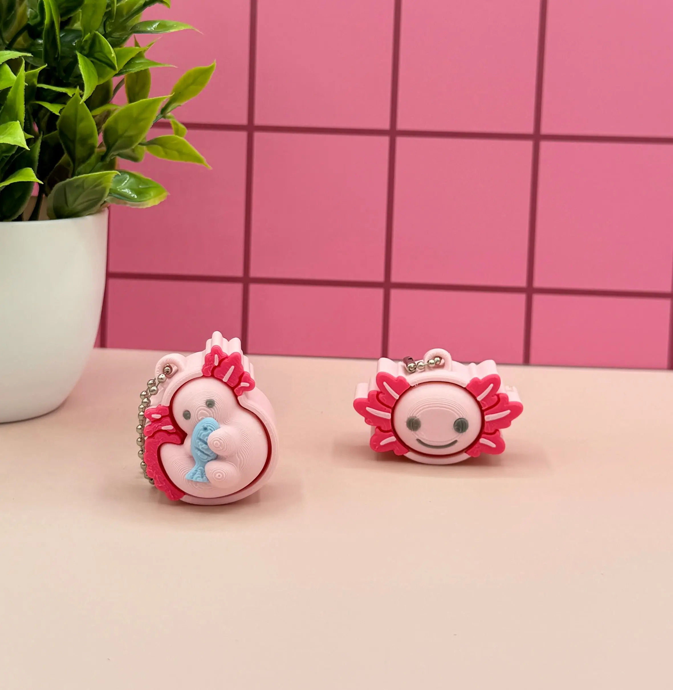 Axolotl Fish Fidget Clicker Novelty Collectible