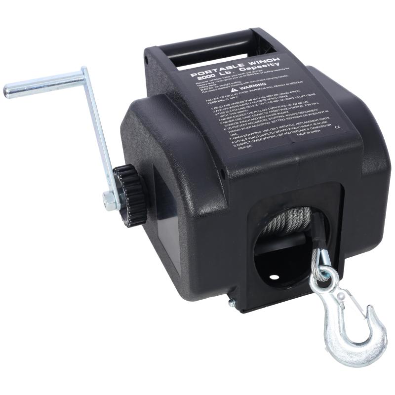 12v 2000lbs Trailer Winch,Reversible Electric Winch, for Boats up to 5000 lbs, Galvanized Wire Rope, Rapid Mount, Handheld Remote,power in and manual out,One click forward and reverse switching, electric drive saves waist and energy