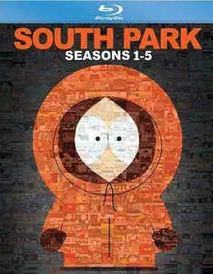 South Park: Seasons 1-5  [BLU-RAY MOVIE] Boxed Set, Full Frame, Subtitled, Dolby, Ac-3/Dolby Digital