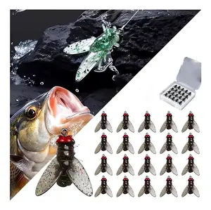 20pcs SB ion fly fishing bait professional fly fishing equipment fly bait fly fishing bait fly hook soft bait ADd bait fishing gear