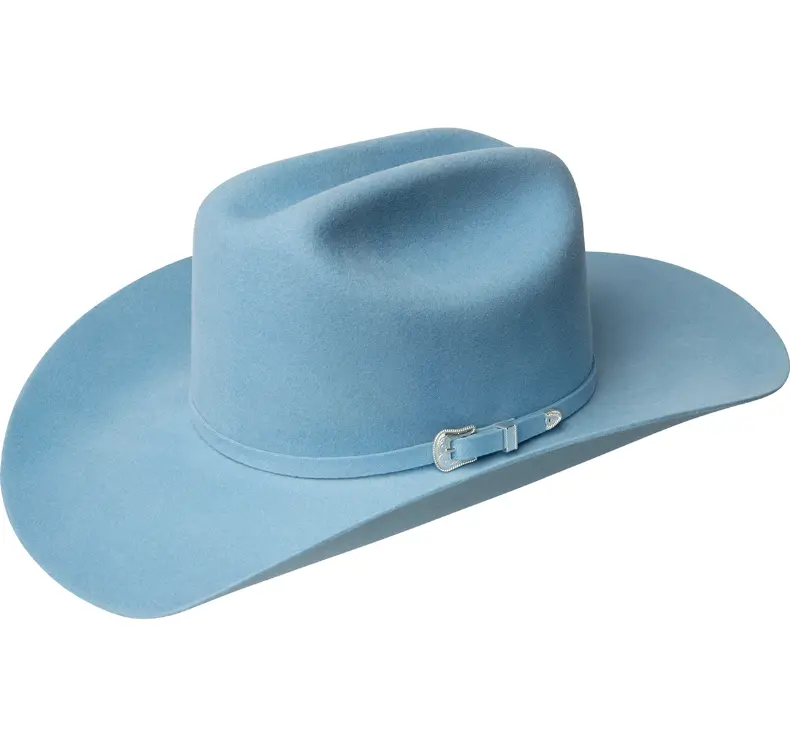 Lightning Cattleman Felt Hat- Dusk Blue