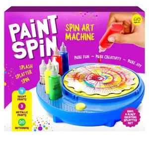 Paint Spin Art Kit for Kids – Creative Craft Set with Spinner, Paints, and Artboards – Perfect Gift for Ages 6-9