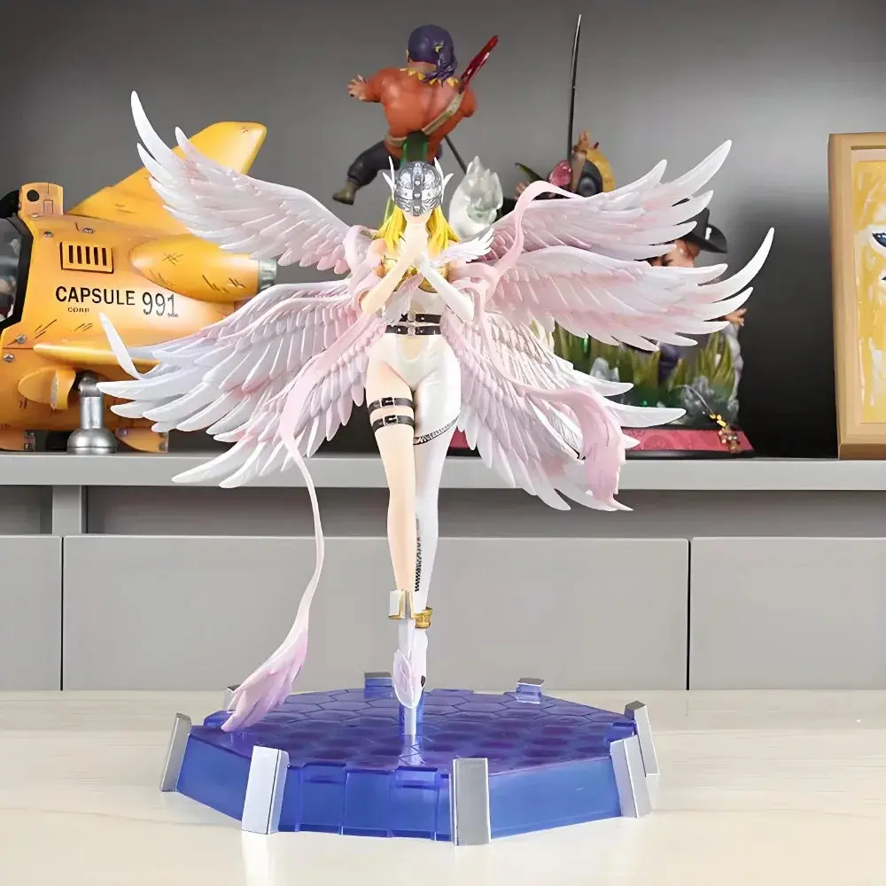 Digimon Adventure - Angewomon Wings Spread Prayer Pose Large Scale Statue