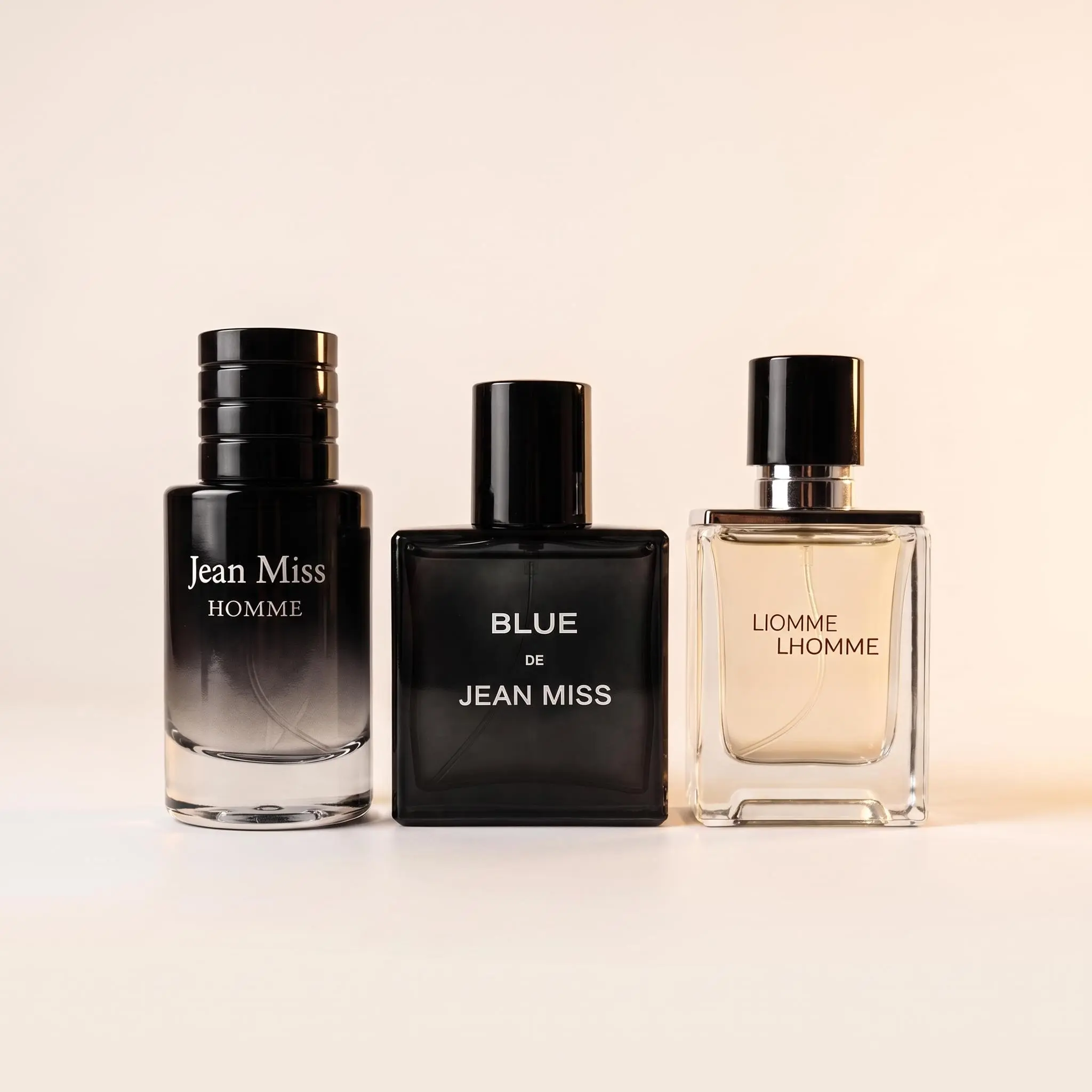 Men's 3-Pcs Cologne Set - Long-Lasting Fresh Fragrance, Travel-Size Gift Box