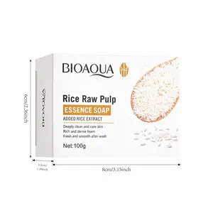 100g Rice Soap Gentle Cleansing Soap 3/5PCS Combination Pack Nourishing Skin Handmade Soap Body Bath Soap