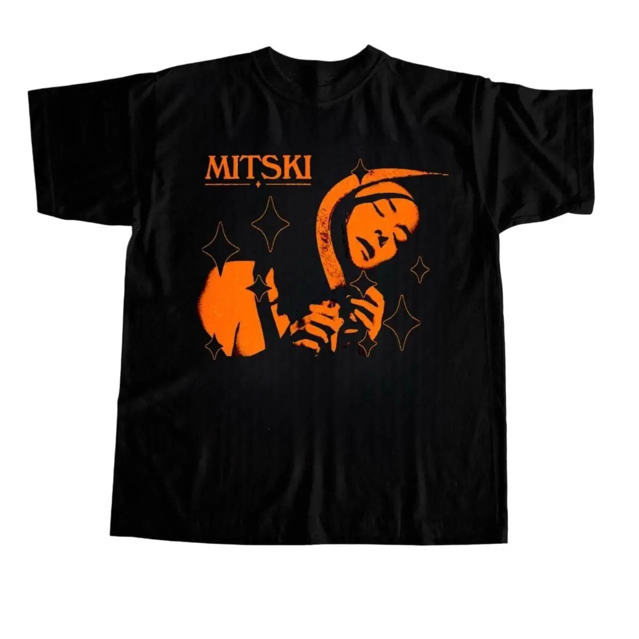 Mitski Black Cotton Retro Band T-Shirt , Y2k Clothing, Pop Aesthetic Graphic Tee, Vintage, Trendy