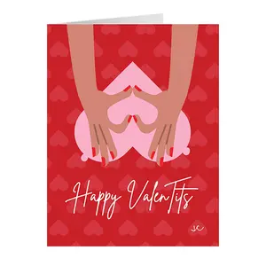 Happy ValenTits Greeting Card