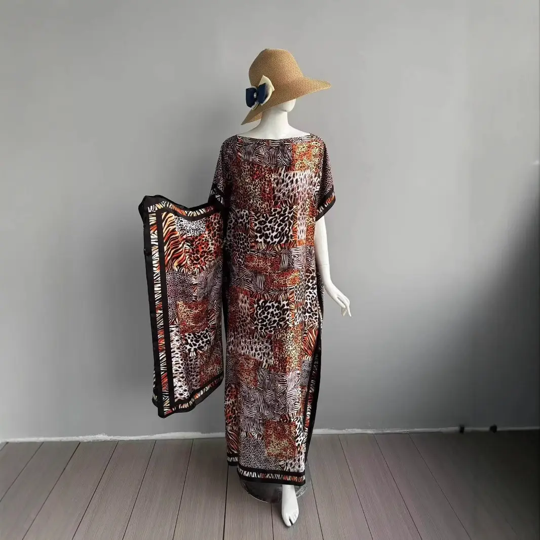 Square Leopard Print Coffee