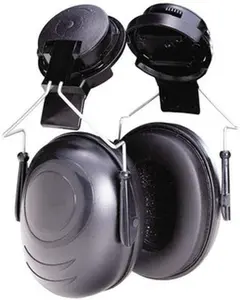 Hard Hat Muffs, TASCO Cap-Mounted Gray Earmuffs, 24 NRR Rating, Model 100-02551