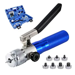 iGeelee Copper Tube Expander Hydraulic Tube Swaging & Expanding Tool Kit Range 1/2" to 11/8" (7 Head Kit)