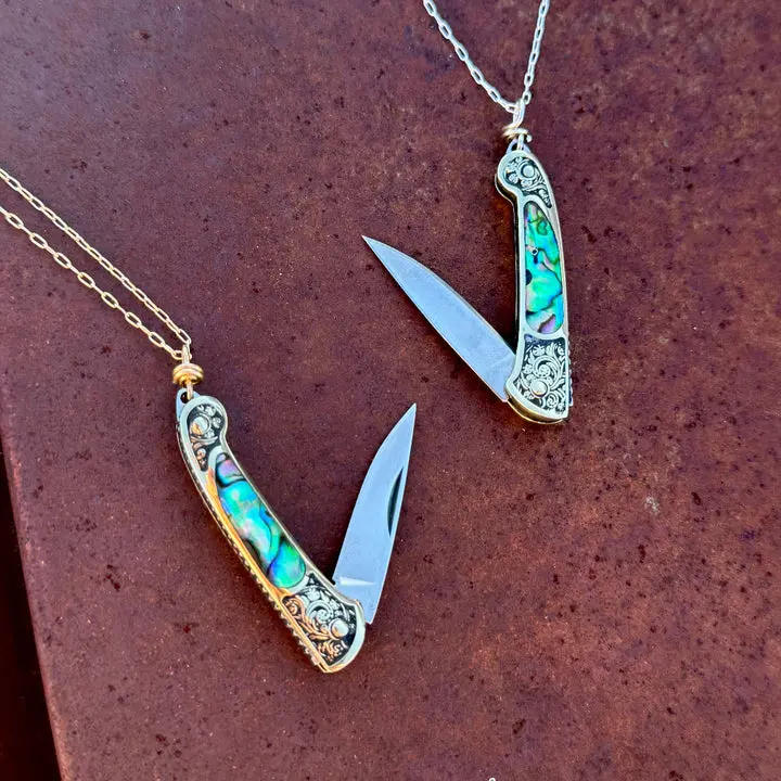 Lennox Necklace-Abalone Inlay