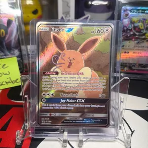Pokemon Eevee GX Basic Holo Promo Card, SM233 Sun & Moon Promos, 160 HP, English Version
