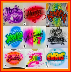 Custom Airbrushed T shirt w/choice of design