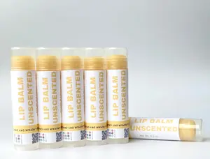 Nourishing Vegan Lip Balm - Hydrating Formula with Castor Oil, Mango Butter, Kokum  Butter & Jojoba Oil for Sensitive, Chapped, and Soft Lips