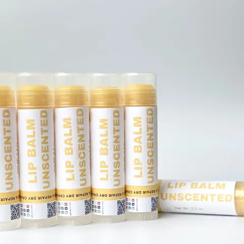 Nourishing Vegan Lip Balm - Hydrating Formula with Castor Oil, Mango Butter, Kokum Butter & Jojoba Oil for Sensitive, Chapped, and Soft Lips