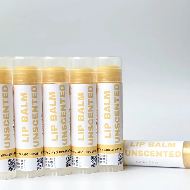 Nourishing Vegan Lip Balm - Hydrating Formula with Castor Oil, Mango Butter, Kokum  Butter & Jojoba Oil for Sensitive, Chapped, and Soft Lips