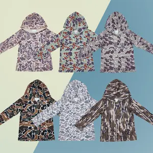 Camouflage Hunting Season Kids Boys Long Sleeve Hoodie Top Stylish&Comfy outdoor Adventure Toddler Sweatshirt
