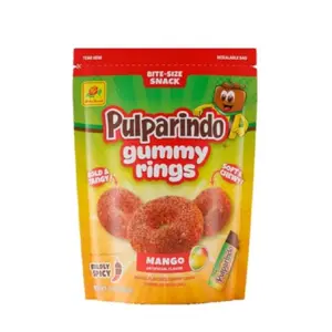 De la Rosa Pulparindo Rings Gummies with Chili Mango Flavor