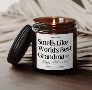 Mother's Day Gift For Grandma, Smells Like World's Best Grandma Candle, Mother's Day Gift, Soy Candle, Grandmother Mother's Day