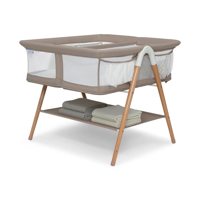 Bondi Beechwood Twin Bassinet