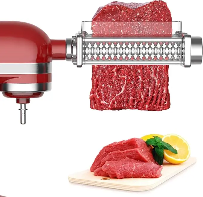 KitchenAid Meat Tenderizer Attachment for KitchenAid Mixer Stainless Steel Gears Effortless Tenderizing Utensils Perfect Results
