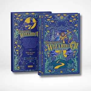 The Wonderful Wizard of Oz Deluxe Hardcover Edition by L. Frank Baum - Page Publications Classic Fantasy Book
