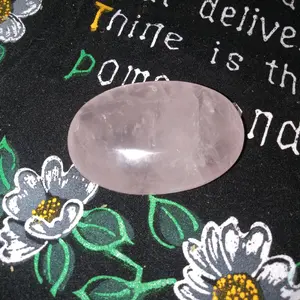 Rose Quartz Palm Stone