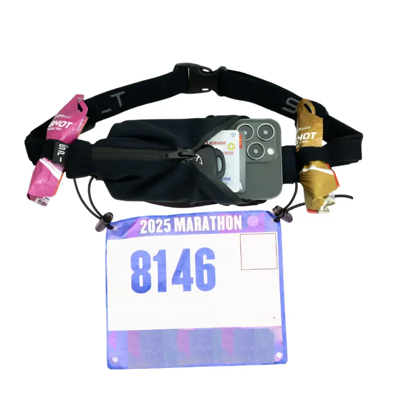 The SPIbelt Endurance PRO Adjustable Running Belt - Functional, Multiple Pockets, Secure Hold for Sports & Outdoor Activities