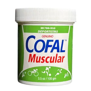 Cofal Muscular Skin Lotion for Deportistas Genuino 3.5 oz - Genuine Moisturizers for Athletes Targeted Skin Care 3.5 oz