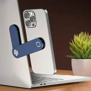 Magnetic Portable Aluminum Alloy Side Screen Extender Stand for Phones & Laptops, Magnetic Smartphone Holder, Dual-screen Expansion