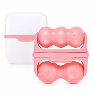 Ice Roller for Face & Body, V Shaped Ice Massage Roller for Puffiness & Wrinkles, Cooling Facial Roller for Skin Tightening, Pore Minimizing & Pain Relief, Portable Skin Care Tool Gift