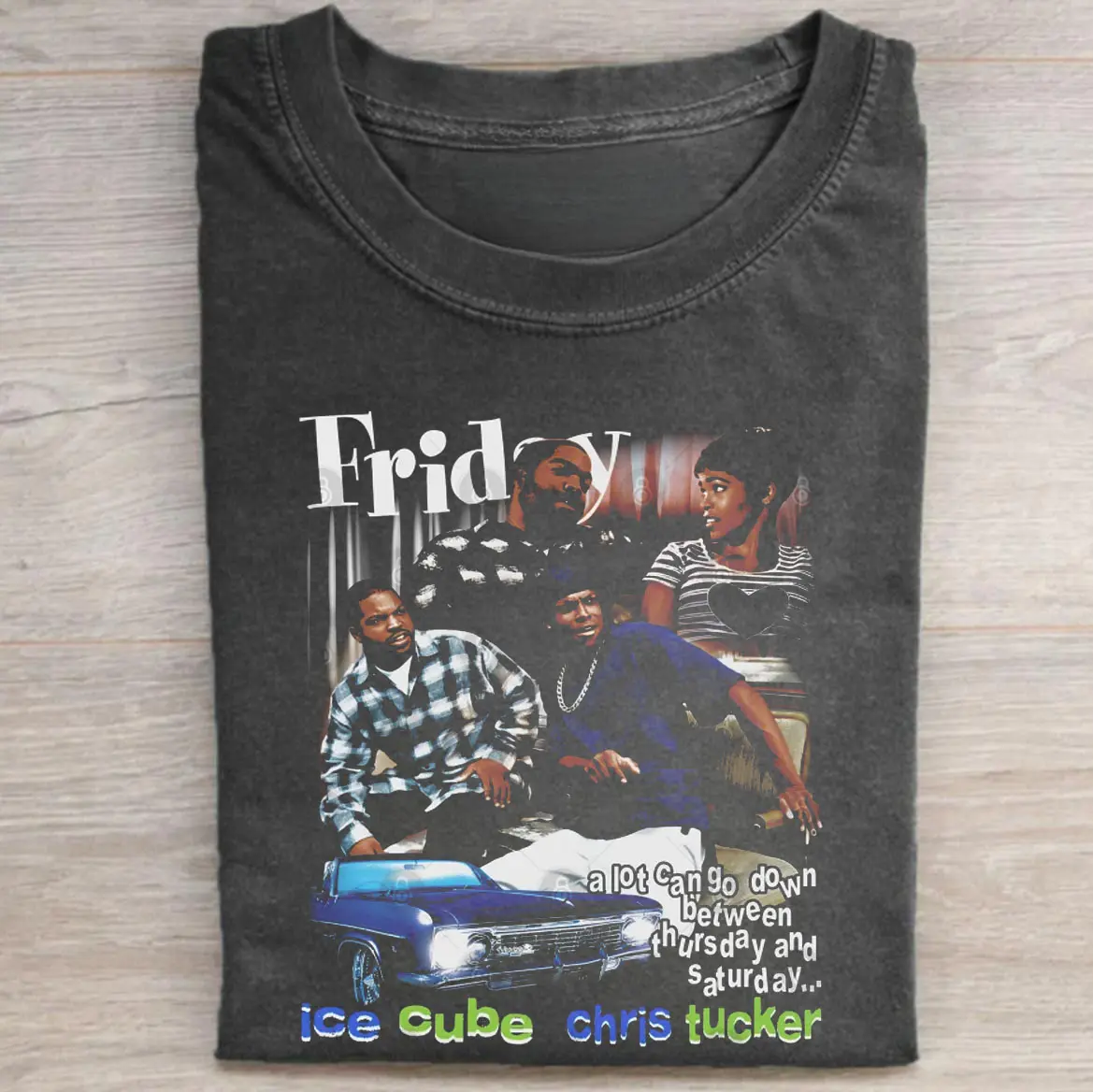 Vintage Funny Movie Friday T-Shirt - Ice Cube Chris Tucker Danmm 