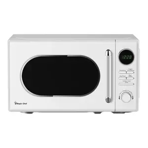 Magic Chef 0.7 Cubic Feet 700W Small Classic Retro Countertop Microwave, White Magic Chef 0.7 Cubic Feet 700W Small Classic Retro Countertop Microwave, White
