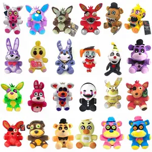 HOT  FNAF Plush Toys Kawaii Freddys Animal Foxy Bonnie Bear Ribbit Stuffed Plush Toys In Stock Plush ​Birthday Gift For Kids