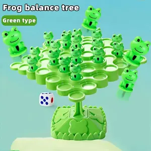 Frog Balance Tree Stack Game, Interactive Attention Training Toy, Perfect for Parties and Family Entertainment, Frog Gift Idea