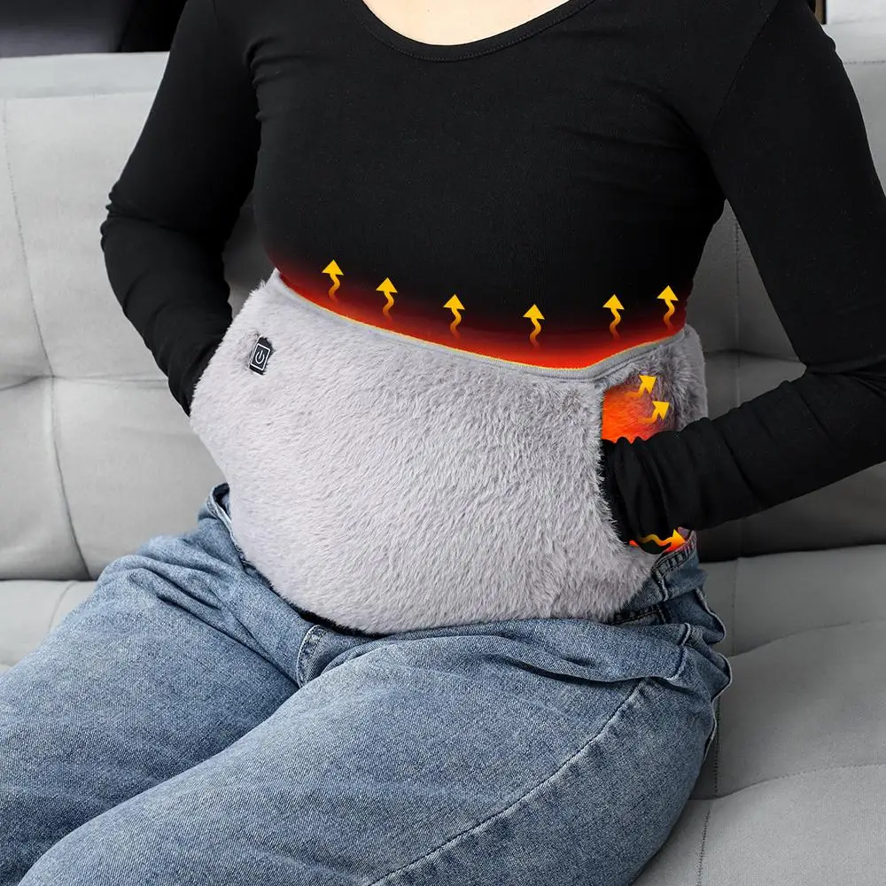Uterus Warming Belt, Electric Heated Waist Warmer, Cold Protection, Graphene Heating Warmer,USB Powered Hand Warmer