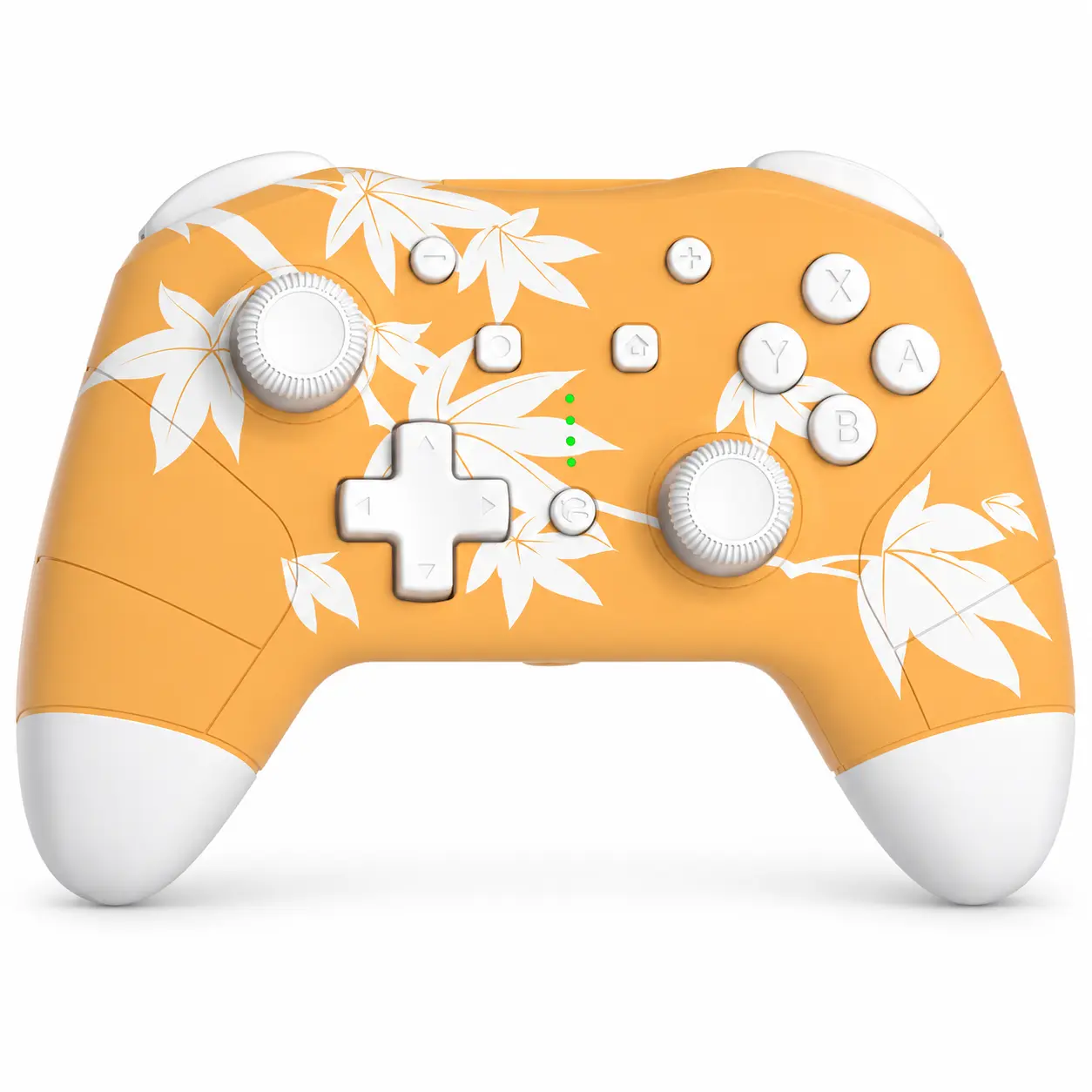 Mytrix Maple Yellow Wireless Gaming Controller for Nintendo Switch, Switch OLED & Switch Lite, Turbo Function, 6-Axis Motion Control