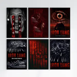 Iron Lung 2026 Movie Poster, Horror Film Wall Art, Dark Fantasy Print Art Decor Home Room Gift For Fans - Unframed