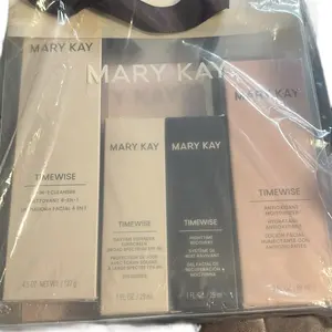 Mary Kay Time Wise Skincare Kit - Includes 4-in-1 Cleanser, Nighttime Defense Sunscreen SPF 30, Nighttime Recovery, and Antioxidant Moisturizer