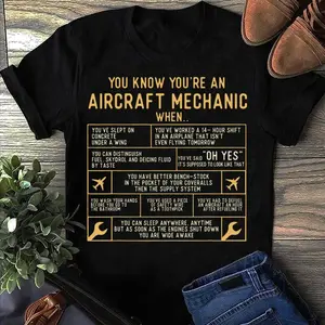 Aircraft Mechanic Shirt: Funny Aviation Pilot Gift