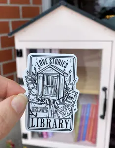 Love Stories Lending Library Sticker