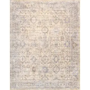 Canvello Modern Design Power Loom Area Rug- 2' X 3'