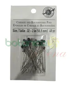 alfiler cabezas colores blancos y negros Pack 40