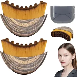 New Lymphatic Contour Face Brush, Lymphatic Drainage Massager for Face,Ergonomically Designed to Fit The Skin Precisely and Relieve Fatigue lymphatic  face  brush