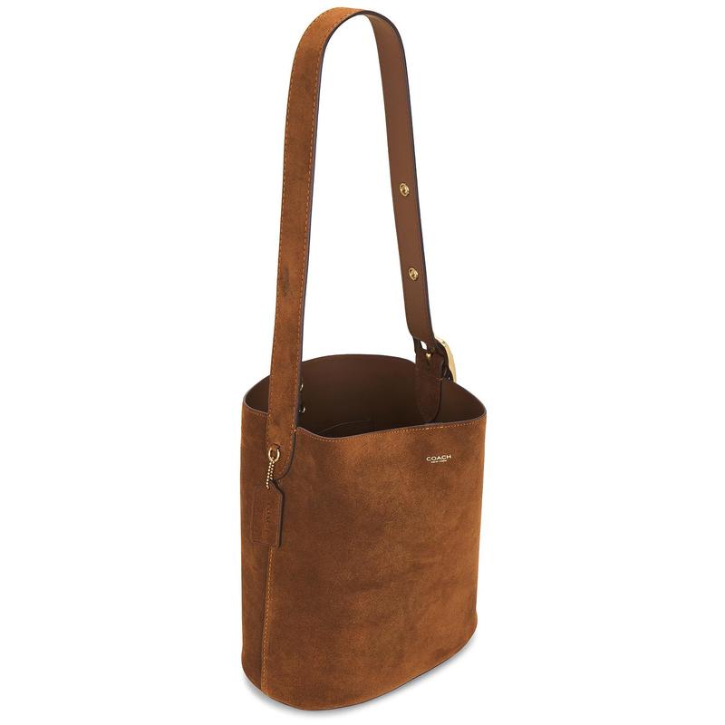 Coach Bleeker Bucket Bag in Warm Brown