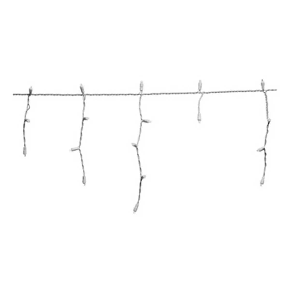 Noma Inliten 47911-88 HW Holiday LED Twinkling Micro Icicle Light Set - 105 Count, 3 in. bulb spacing, 5 in. drop line spacing, 6 ft., 7.5 ft total length