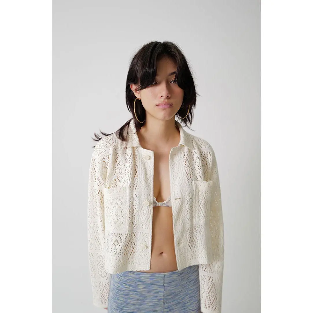 VATEL SHIRT JACKET | ecru