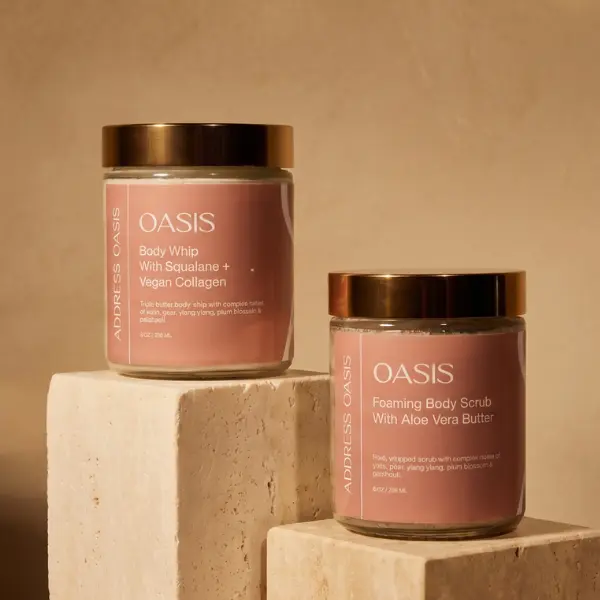Address Oasis Body Scrub + Body Butter Duo with Aloe Vera Butter + Squalane — Oasis