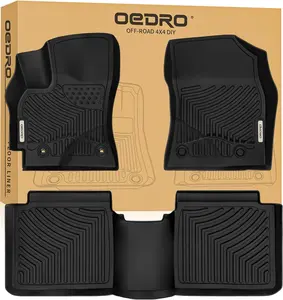 YITAMOTOR Floor Mats for 2014-2019 Toyota Corolla with Automatic Transmission, Custom Fit All Weather Protection Car Mats Front & 2nd Seat Floor Liners