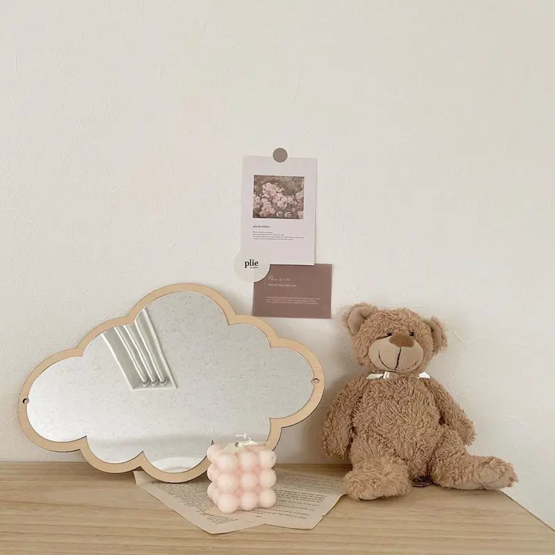 Elegant Glass Door Mirror for Living Room - Decorative Wall Hanging Mirror